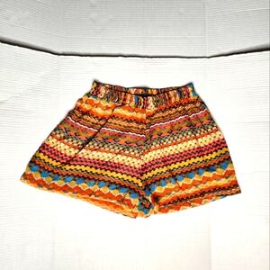Colorful Patterned Women's Shorts